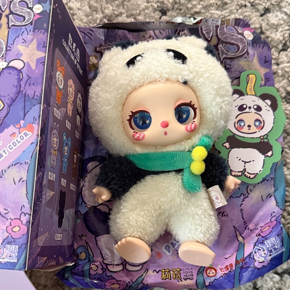 Lila’s Zoo! Cute Panda plush 🐼 bag charm. Smells nice!!